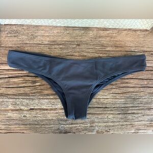 Billabong Black Textured Bikini Bottom